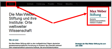 Zur Startseite zurückkehren